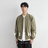Bomber Jacket Men Spring And Autumn Fashion Brand Men's Spring Cargo Jacket Men's Top Windproof Men's Bomber Jacket Casual